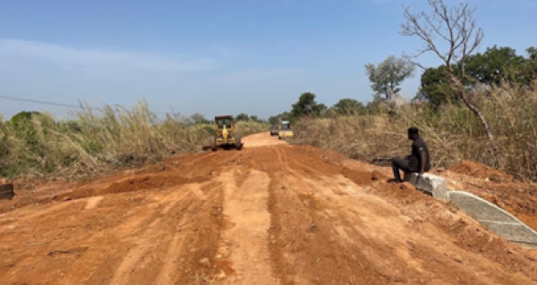 Culvert Approach Filling on Nkwanta - Kuei Road